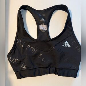 Adidas Women's Black Graphic Sports Bra